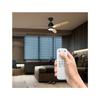 Ufesa Nepal Ceiling Fan with Light and Remote Control 132cm 40W Black/Wood