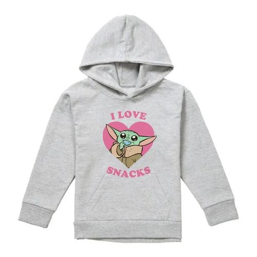 Star Wars The Mandalorian Childrens/Kids I Love Snacks Grogu Hoodie