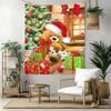Christmas Wall Decor Tapestry Art For Pet Memorial Birthdaywedding Party Backdrop Family Gift