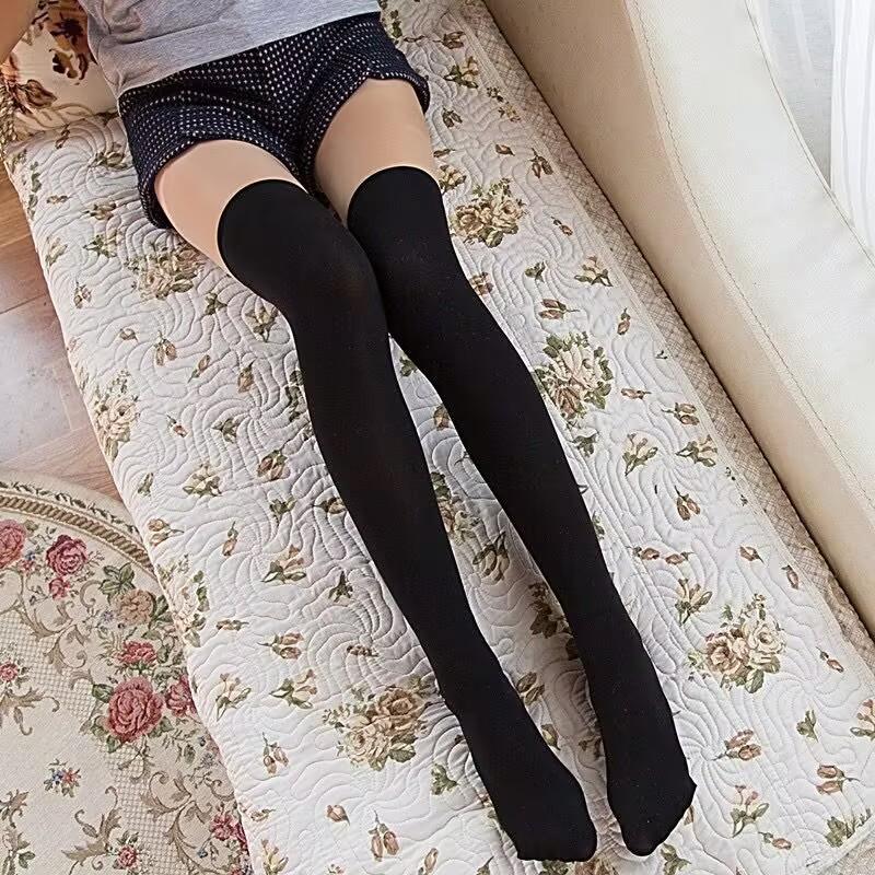 3Pairs Women Sexy Warm Thigh High Stockings Over Knee Socks Velvet Calze Stretch Stocking Temptation Medias Overknee Long Socks