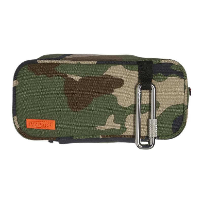 Adidas Originals IVY PARK Collaboration Cotton Backpack Unisex Green Camouflage Adidas HS1057