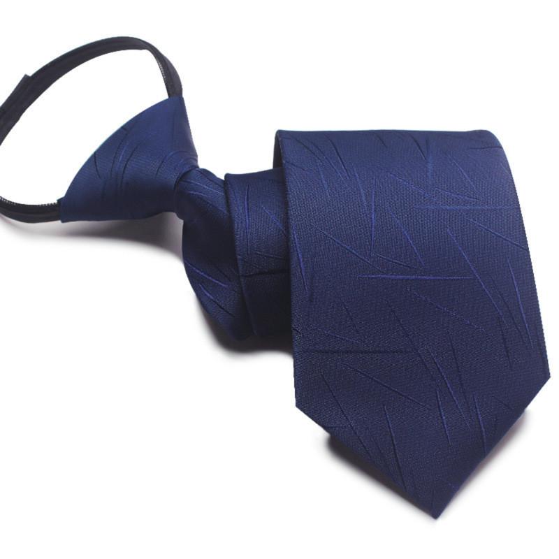 Mens Business Polyester Tie With Arrow Design And Zipper Closure For Office