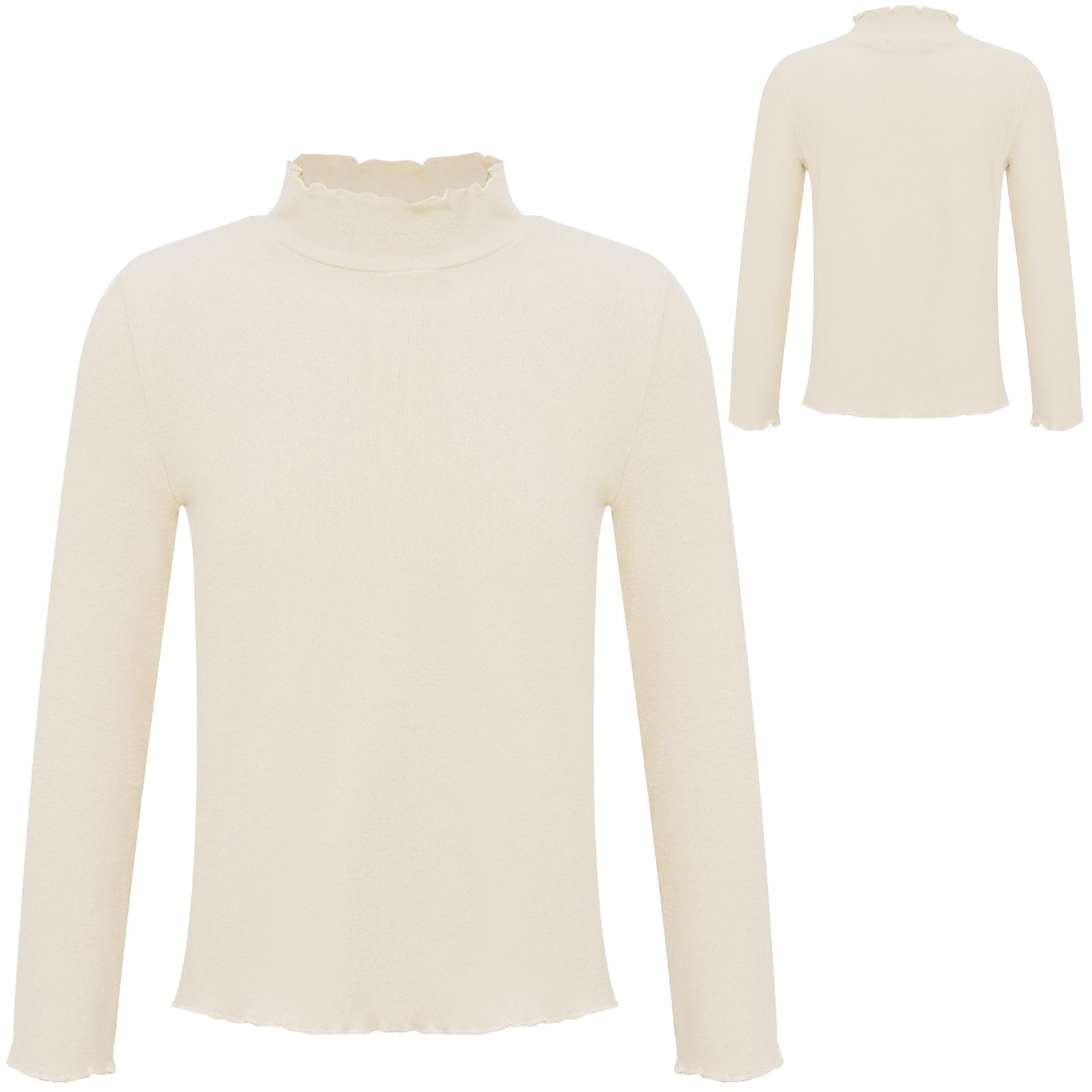 

Дівчата, хлопчики, м’який пуловер, майка, приталена футболка з макетом горловини, проста багатошарова футболка з довгим рукавом, проста блузка-туніка 3-4 Years бежевий