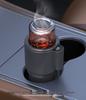 Universal Car Cup Holder for Hot & Cold Drinks - Portable One-Button Heating & Cooling Cup