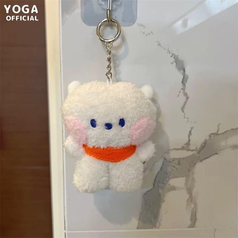 

BT Ocean Friends series plush keychain cute doll keychain bag hanging LINE FRIENDS mini-aries