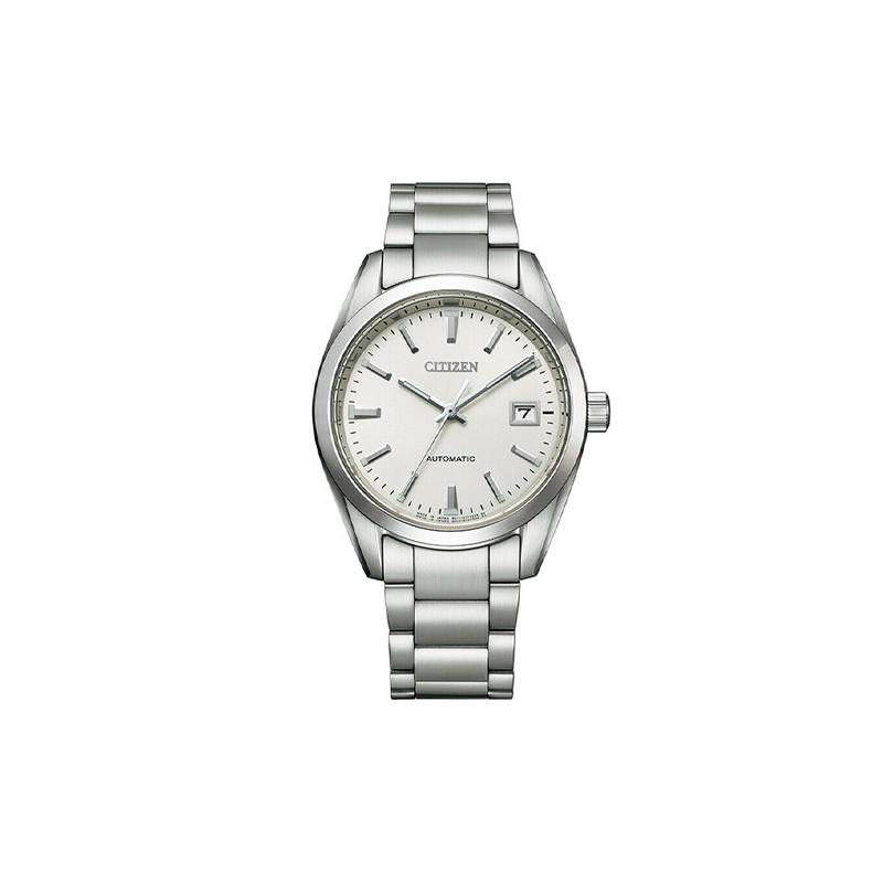 

CITIZEN Waterproof Automatic Steel Strap Men s Watch White Dial NB1050-59A синій