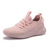 Hot Pink Women's Running Shoes Big Size 46 Breathable Socks Sneakers For Men Women Lightweight Walking Shoes Men's Sports Shoes