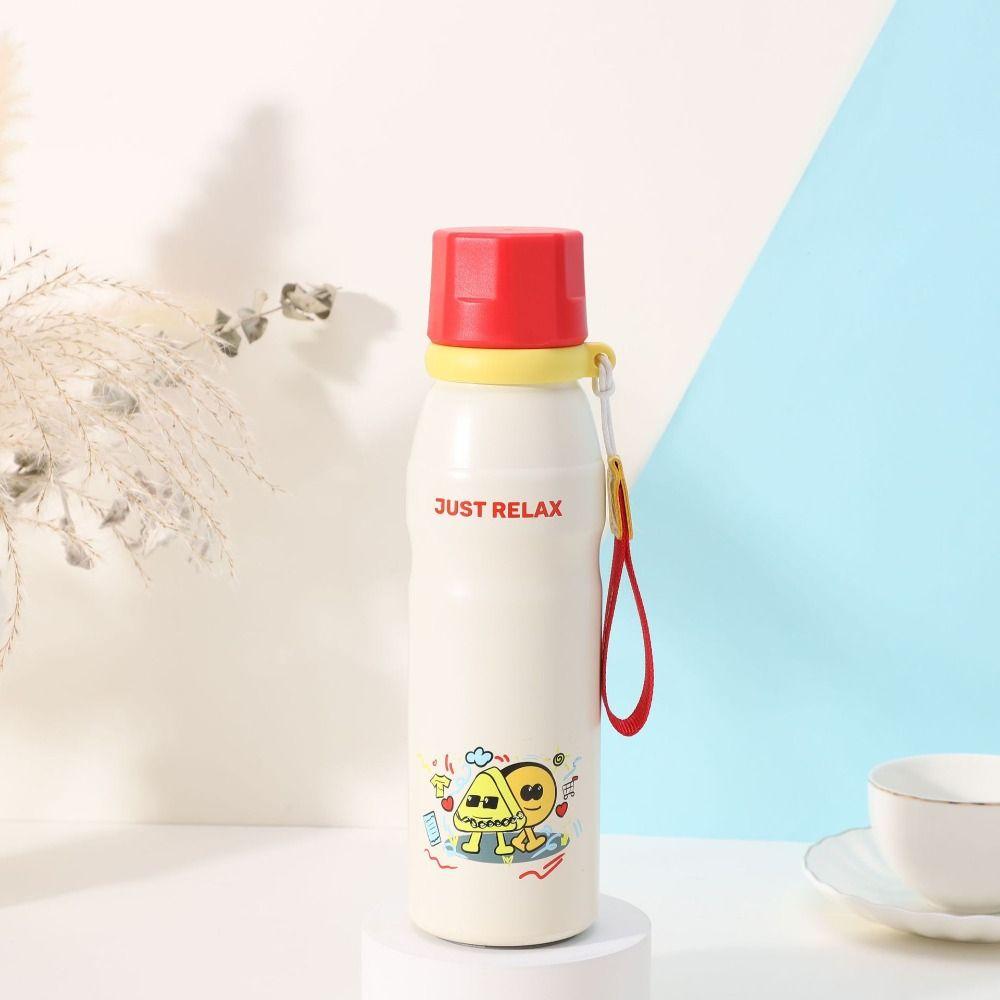 Large Capacity Cartoon Insulation Cup 650ml Thermos Water Bottle Cute Vacuum Flask  Children