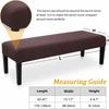 Long Grid Jacquard Household Dust-proof Bench Cover Stretch All-inclusive Piano Stool Covers for Home Decor Leisure Bench Cover