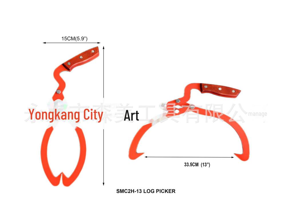 Multifunctional Wood Lifting Clamp and Hook for Loading and Unloading