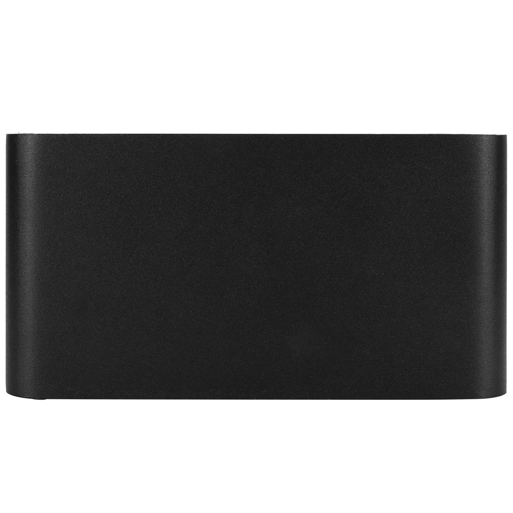 LED Vegglampe 12W COB Aluminium Utendørs Hagelysarmatur IP65 Vanntett AC85-265V(Svart skall