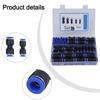 80pcs Push Fit Connectors Compatible with Various OD Polyethylene Pipes