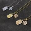 Smiley Face Perfume Bottle Necklace with Diamonds - Women's Luxurious Clavicle Chain