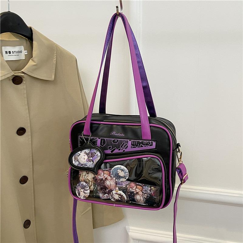 

Small food with tie board, shoulder bag oblique span bag, casual trend handbag, niche student female no badge card