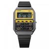 Casio Watch CA-500WEGG-9BEF, Black Strap, Black/White