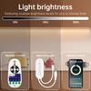 Wireless Bluetooth Remote Control Under Cabinet LED Unit Lights Bar 12V Dimmable Aluminium Tube For Kitchen Counter Closet Lamp
