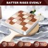 Square Cake Pan, 304 Stainless Steel Baking Pan for Lasagna Brownies, Bakeware for Oven Cooking, Bread Pie Mold