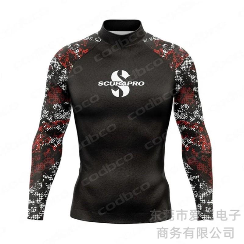 SCUBA Diving Suit Men's Surfing Snorkeling Long-sleeved Sunblock Jellyfish Sports Swimming