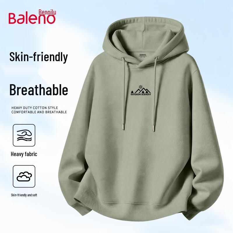 Baleno Men's Casual Hooded Sweatshirt