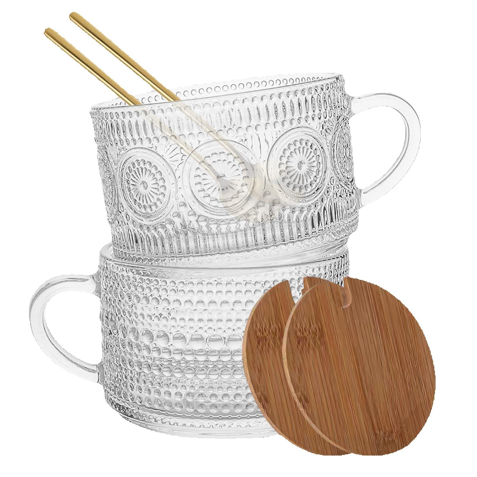 

Винтажные кофейные кружки, 14 унций, кофейные чашки из тисненого стекла, стеклянные кофейные чашки с ручкой для капучино, латте, чая и напитков 200-400ml чистый