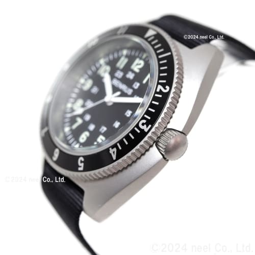 BENRUS Men's Type-II Silver Military Watch, Reissue Model, Officially Imported