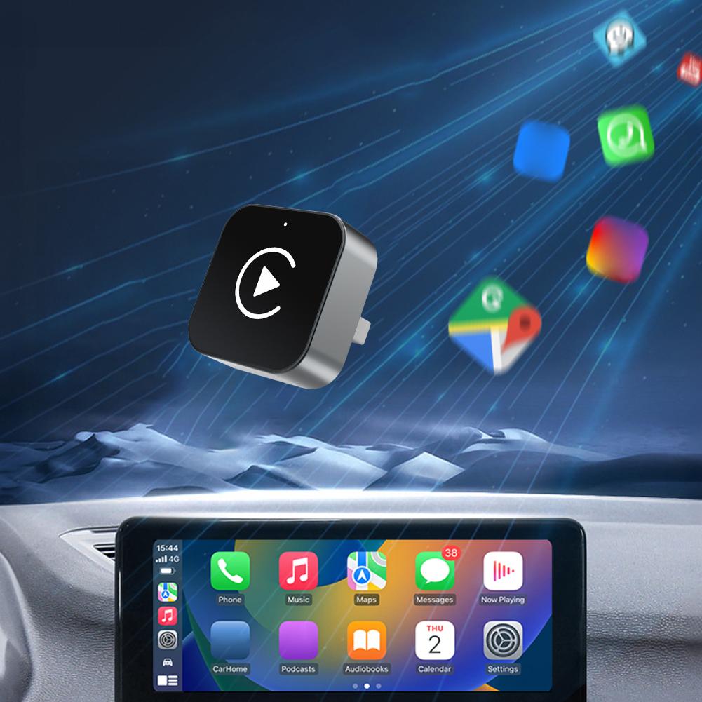 2 In 1 Wireless CarPlay Android Auto Adapter Smart Box Convert Wired To Wireless Auto Connect Plug & Play for Factory Wired Cars