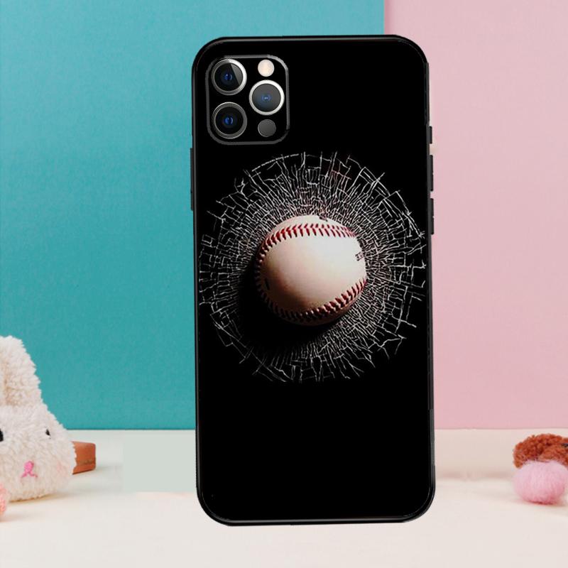 Baseball Phone Case For iPhone 17 Air 16 15 14 13 12 11 Pro Max 12 13 mini 15 16 Plus 16e Cover Coque