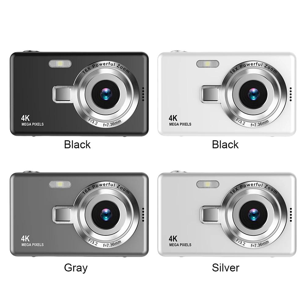 4K HD 1080P Photography Camera 2.4 Inch IPS Screen Autofocus Vlogging Camera 16X Zoom Camcorder Camera for Kids Adults Beginners