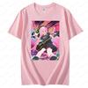 BOCCHI THE ROCK Role Printed Tshirt Cool Rock and Roll Lover Creative Short Sleeve Men Women Universal Summer Crewneck Tee Tops