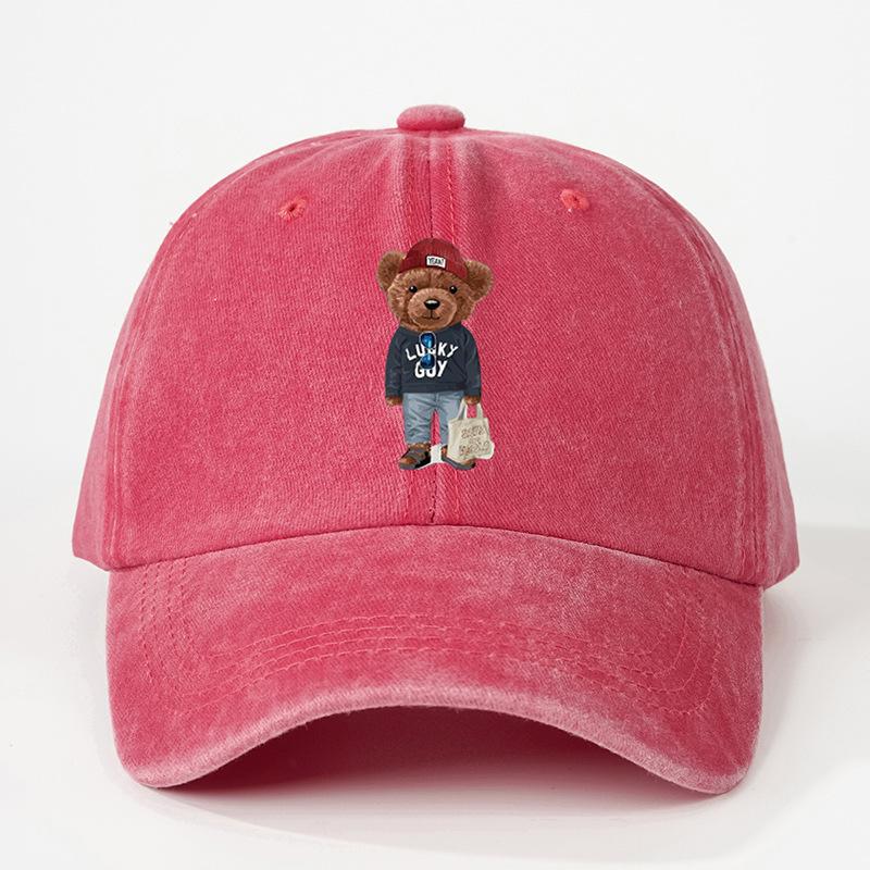 American Letter Embroidered Sun Hat Couple Mesh Breathable Duck Tongue Hat Truck Hat Versatile Baseball Hat