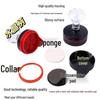 Round & Oval Crystal Handle Seals with Card Ring and 4mm Thin Photosensitive Pad