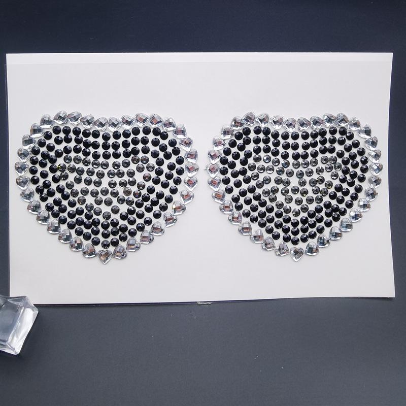 High-Quality Rhinestone Tattoo Stickers for Face and Nipple 