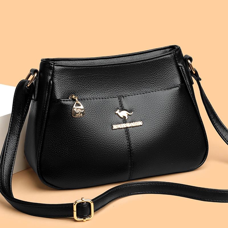 Ladies Soft Leather Shoulder Crossbody Messenger Bags Luxury Handbags Tote Bags for Women High Quality Casual Leather Handbag