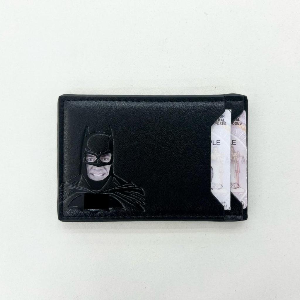 Batman Hero Squad Men's Wallet: Multi-Card Holder with Hollowed-Out Design, Hot-Selling Short Style.