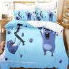 3D Printed Grizzy N Lemmings Bedding Set 3D Printed Suitable For Bedroom Duvet Cover Set With Pillowcases Kids Home Textile