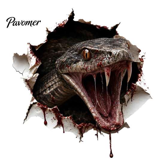 Funny Scary Toilet Stickers 3D Viper Seat Sticker, Realistic Snake Decal, Waterproof PVC Adhesive Removable Bathroom Wall Decals Art for Tank, Creepy