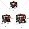 1.5L/3L Red Wine Barrel Vintage Whiskey Barrel Portable Wine Storage Container Home Decor Bar Tools Accessories