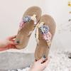 Summer New 2025 Sandals Flip Flop Beach Slipper With Stylish Fashion Comfortable Flat Cute Slippers For Women Platform Hot