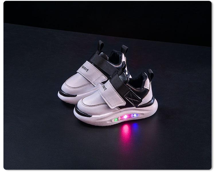 Leuchtende Sneaker für Kinder - Trendige Laufschuhe mit weicher Sohle für Jungen & Mädchen, Lässiger Stil für Frühling/Herbst