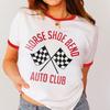 T-shirt Club Automobile Courbe de Fer à Cheval Projet Hail Mary Cosplay T-shirt Rouge Design Ringer T-shirts Graphiques Ample Hommes Femmes Merch T-shirt de Groupe Été 3D Hauts