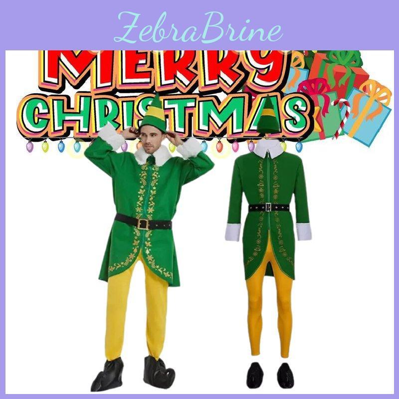 Bequemes Unisex-Weihnachtselfenkleid für Erwachsene Vielseitig für Feiertagsfeiern