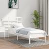 VidaXL Bed Frames White Solid Wood 90x200 Cm 3105781