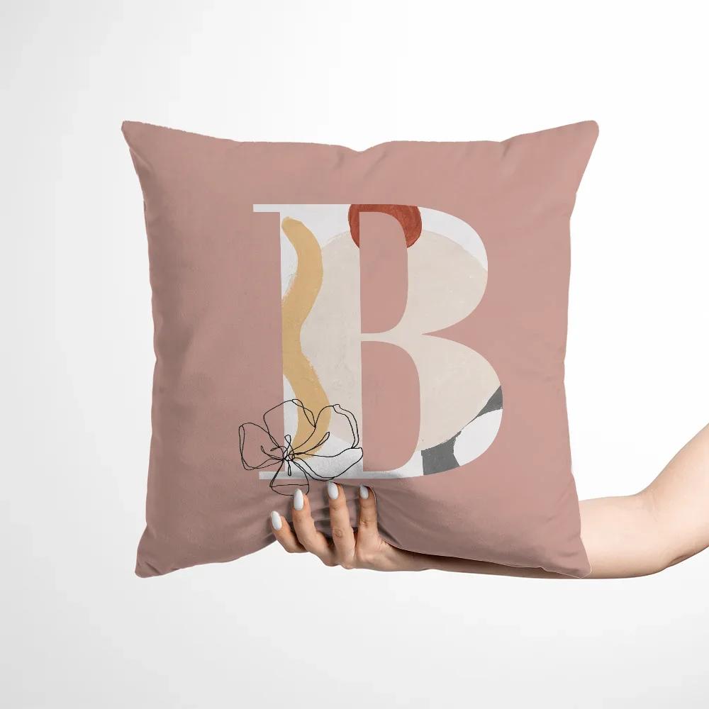 

Современные товары для украшения дома Английские буквы Наволочка для подушки x Наволочки Чехлы для подушек Декоративные подушки Диван 66x66cm коричневый