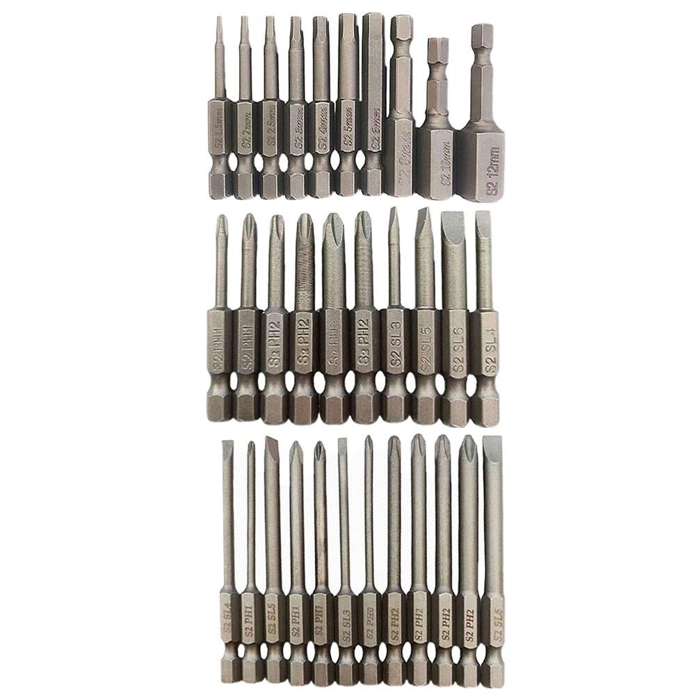 

Cross Slotted Screwdriver Hex Screwdriver Bits Quick Change Drill Bits