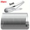 10-50pcs Y2K Silver Hair Clips BB Snap Hairpins Base for DIY Handmade Barrettes for Women Girls Punk Styling Tools Accessories