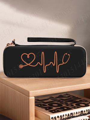 Harte Stethoskop-Tasche Kratzfeste Stethoskop-Tragetasche mit Netzfach Reise-Hartschalen-Stethoskop-Koffer für 3M Stethoskope