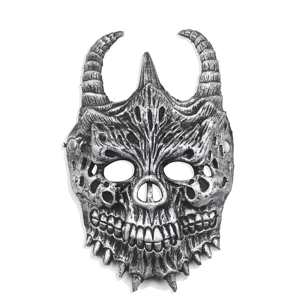 3D Halloween Mask Realistic Stage Performance Props Cosplay Full Head Skull Mask Home