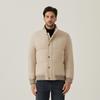 Ferraromilano Suede Goose Down Jumper Beige (Am0Ejp40253)