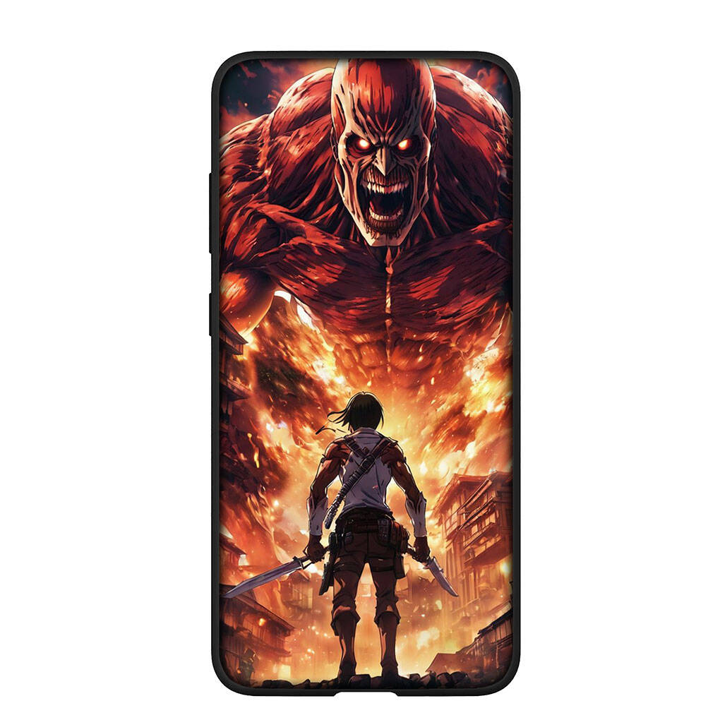 

Чехол для i17 16 15 Xiaomi Poco F8 F7 F6 X7 X6 M8 C85 C75 C71 Redmi Note 14 13 12 11 Pro Max A3 A4 14C 13C 15C Эрен Йегер Аниме Леви Атака Титанов for iPhone 14 Pro Max аэро