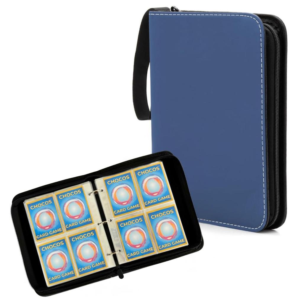 best binder for card collections Amazon.com: GERMUN 9 Pocket Card Binder, Premium Zip Trading Card Binder,  720 Double Sided Pocket PU Collection Binder, Collector Album, Card Folder  for MTG, TCG, Sports Cards, (Black) : Toys & Games main image 1
